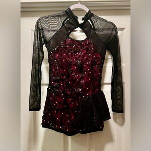 Kids Black and Pink Dance Costume